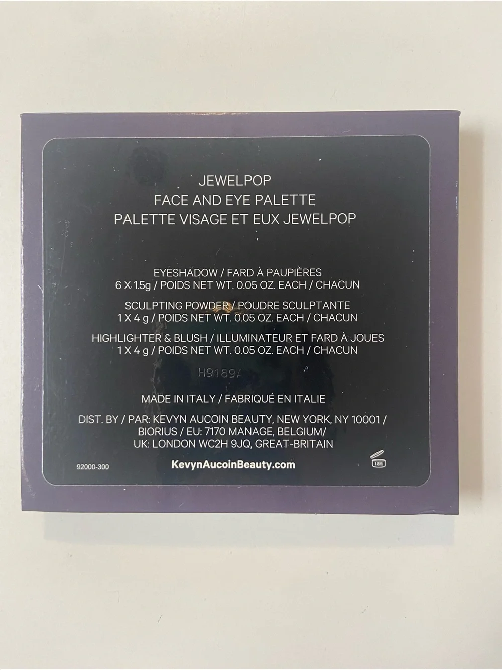 Kevyn Aucoin Jewel Pop Eyeshadow Palette 8 colors brand new never used